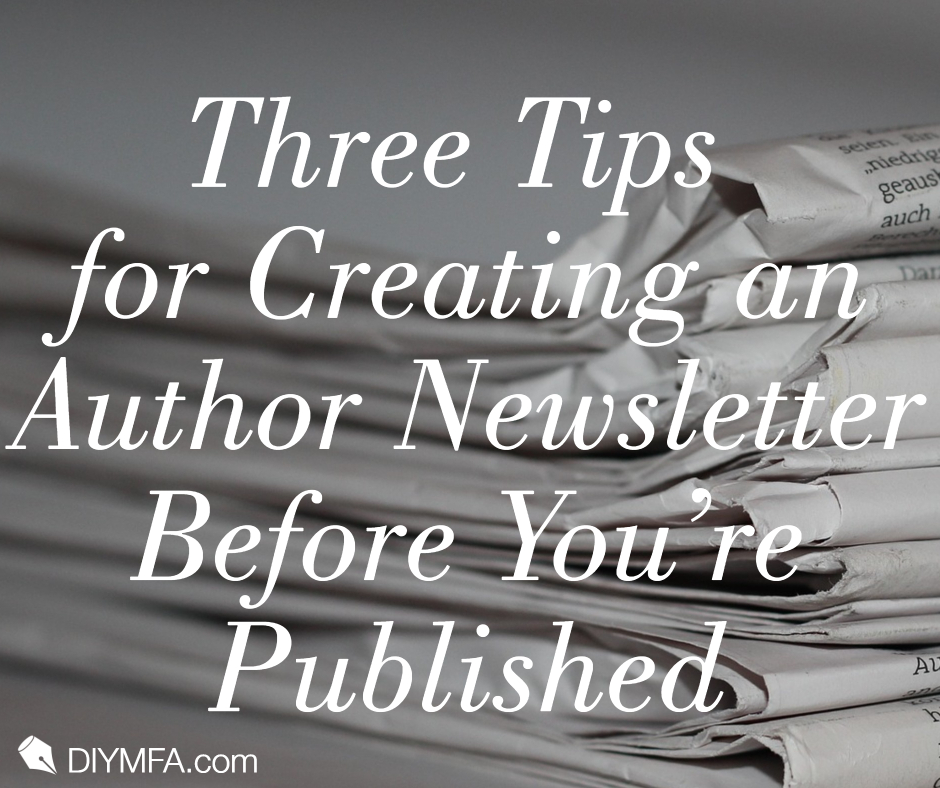 author newsletter tips