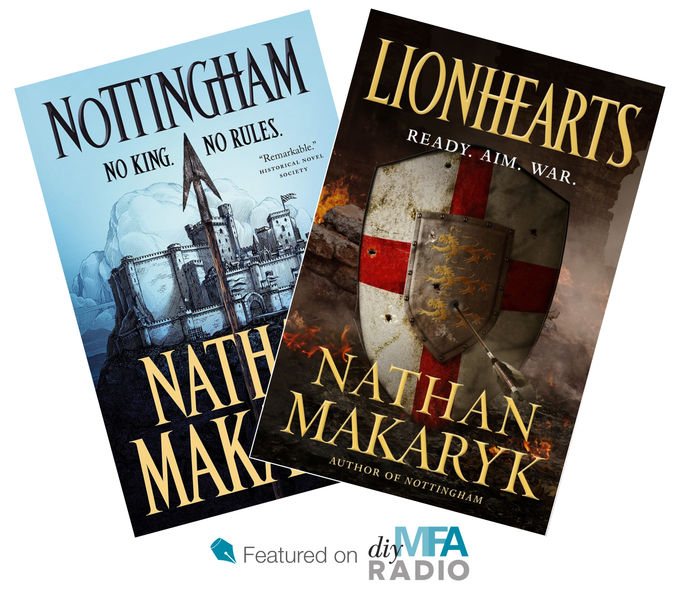 Nathan Makaryk's books featured on DIY MFA Radio