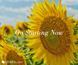 Title Image: On Starting Now
